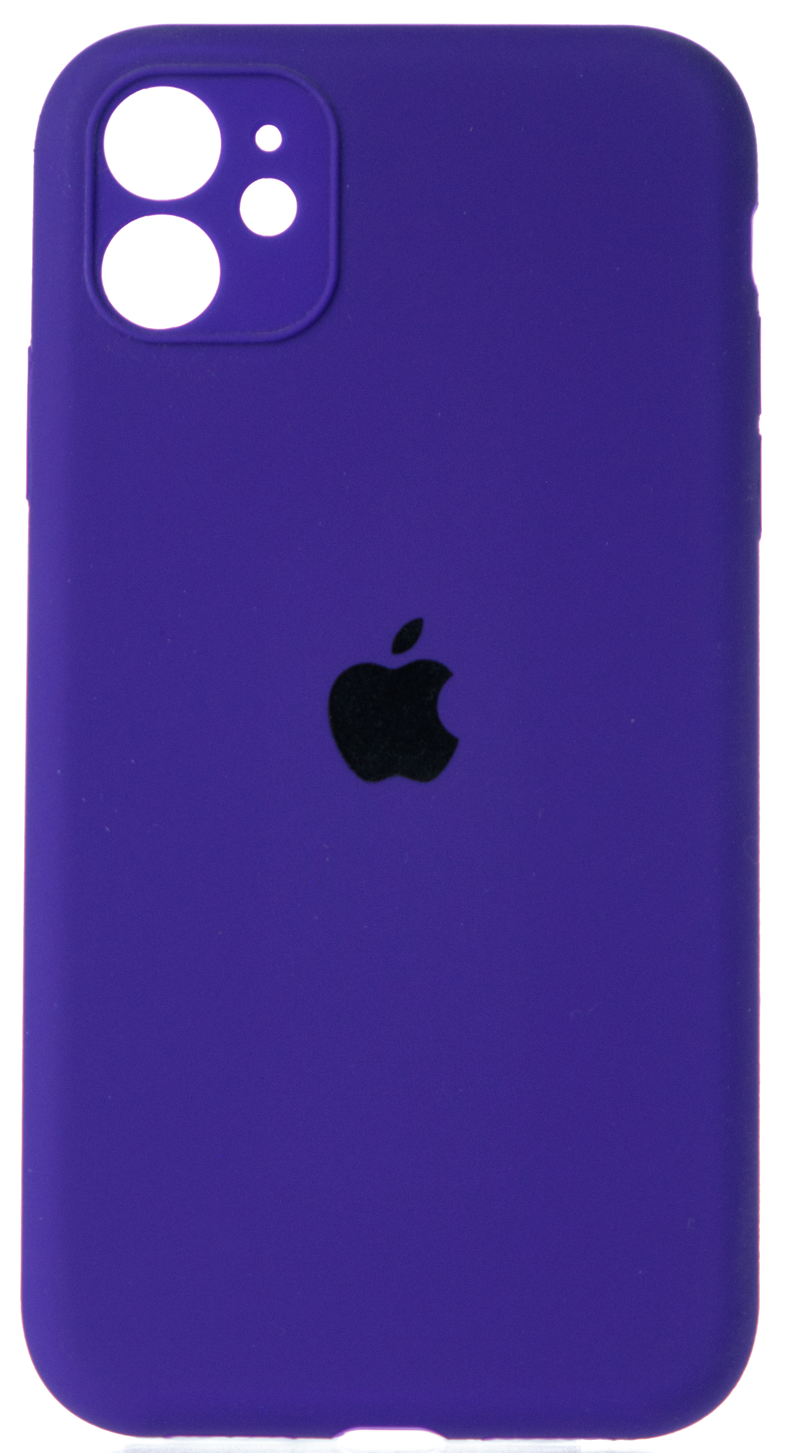 Чехол Silicone Case полная защита для iPhone 11 фиолетовый в Тюмени